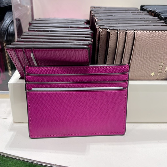 Kate Spade Schuyler Small Slim Card Holder
Baja Rose 
NWT - Picture 4 of 16